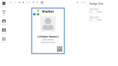 Design Visitor Badges