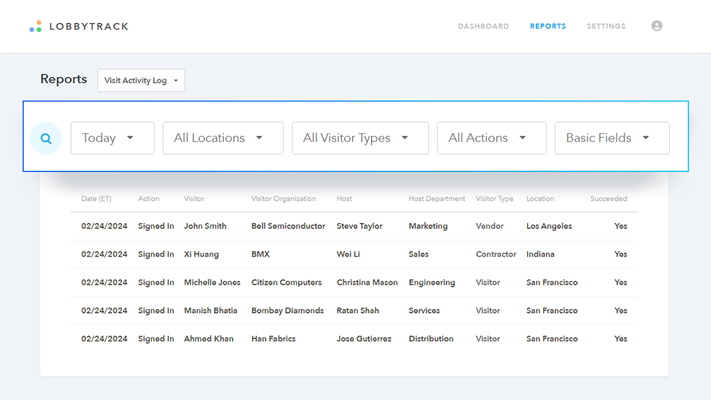 Advanced Visitor Tracking and Reporting