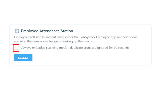 Employee Attendance Station