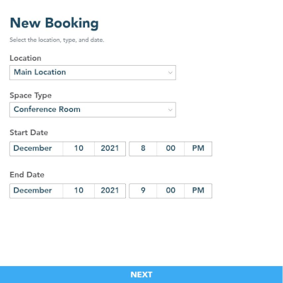 New Booking Capture